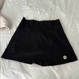 Vuori Black Mini Skirt